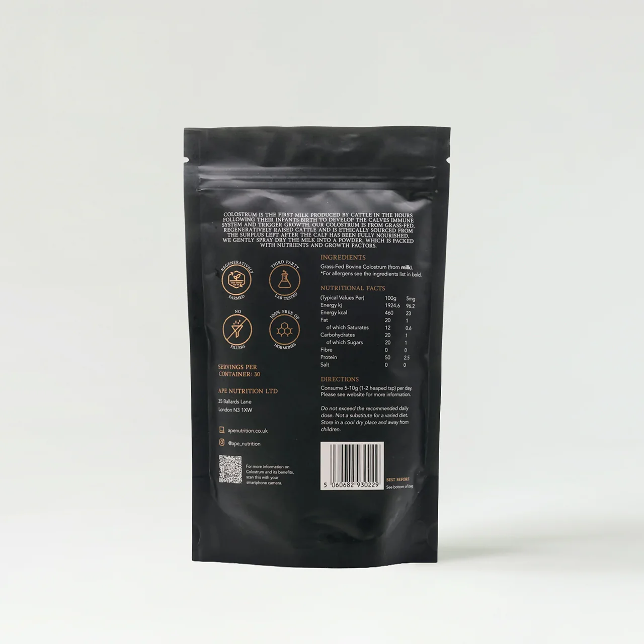 Ape Nutrition Grass-Fed Colostrum - Image 3