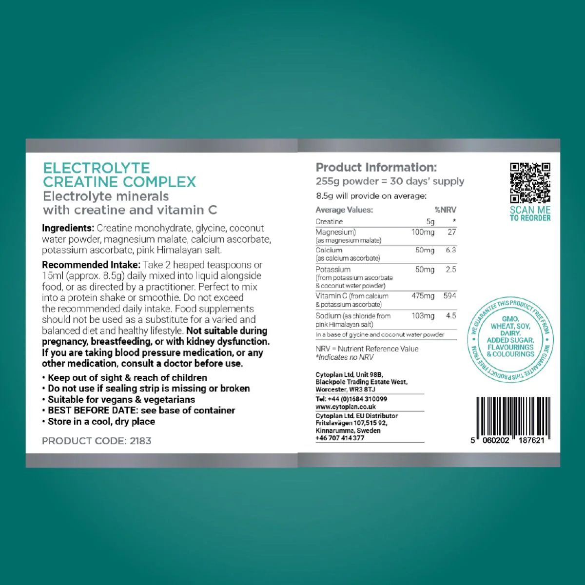 Cytoplan Electrolyte Creatine Complex - Image 4