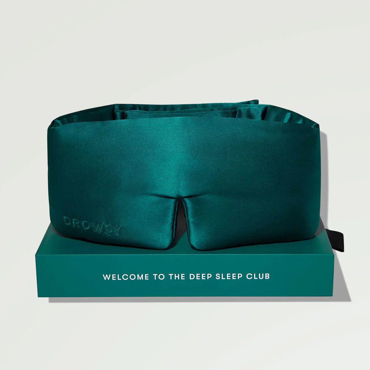 Drowsy Green Sapphire Silk Sleep Mask - Image 3