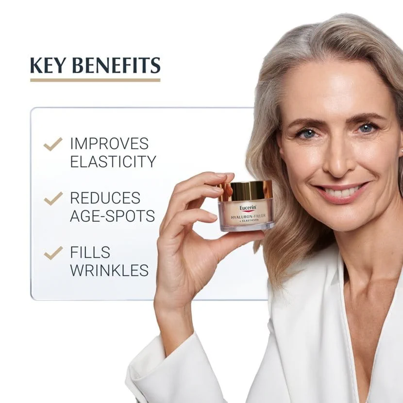 Eucerin Hyaluron-Filler + Elasticity Day Care Cream SPF 15 - Image 2