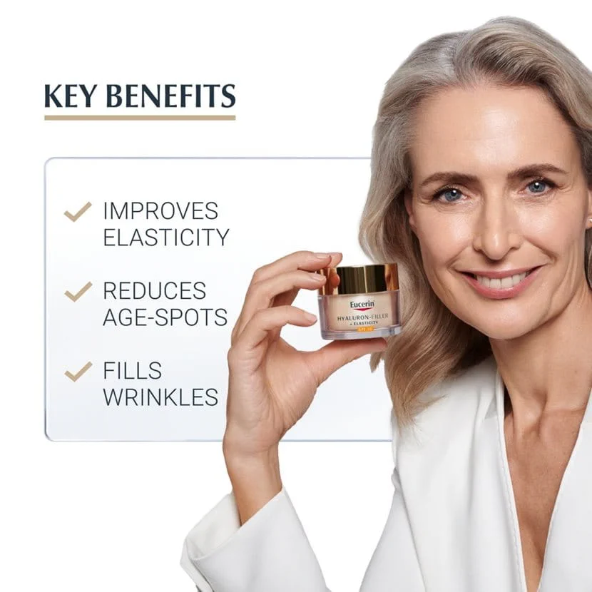 Eucerin Hyaluron-Filler + Elasticity Day Cream SPF 30 - Image 2