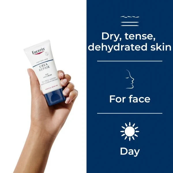 Eucerin UreaRepair 5% Urea Day Face Cream - Image 3