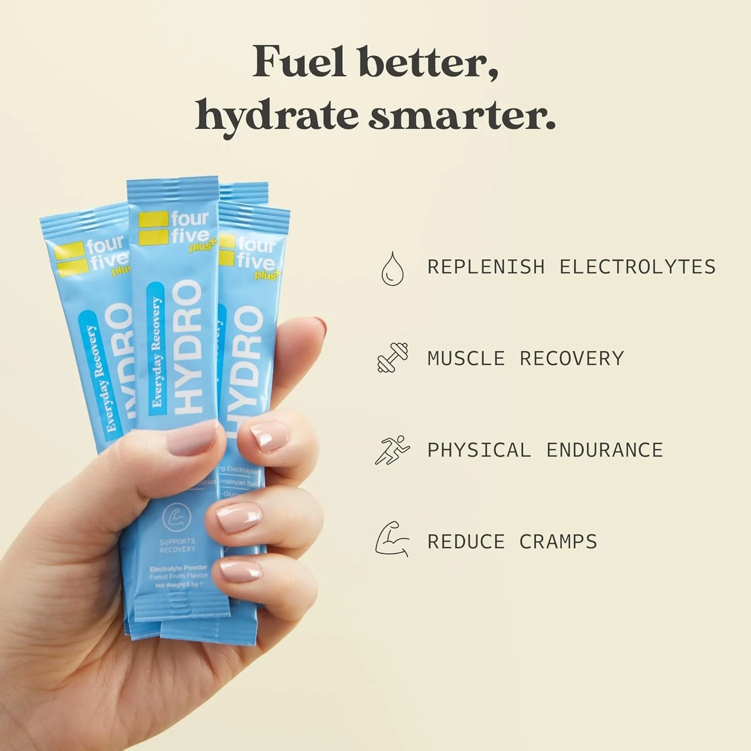 Fourfive Hydro Hydration Recovery Sachets - Image 3