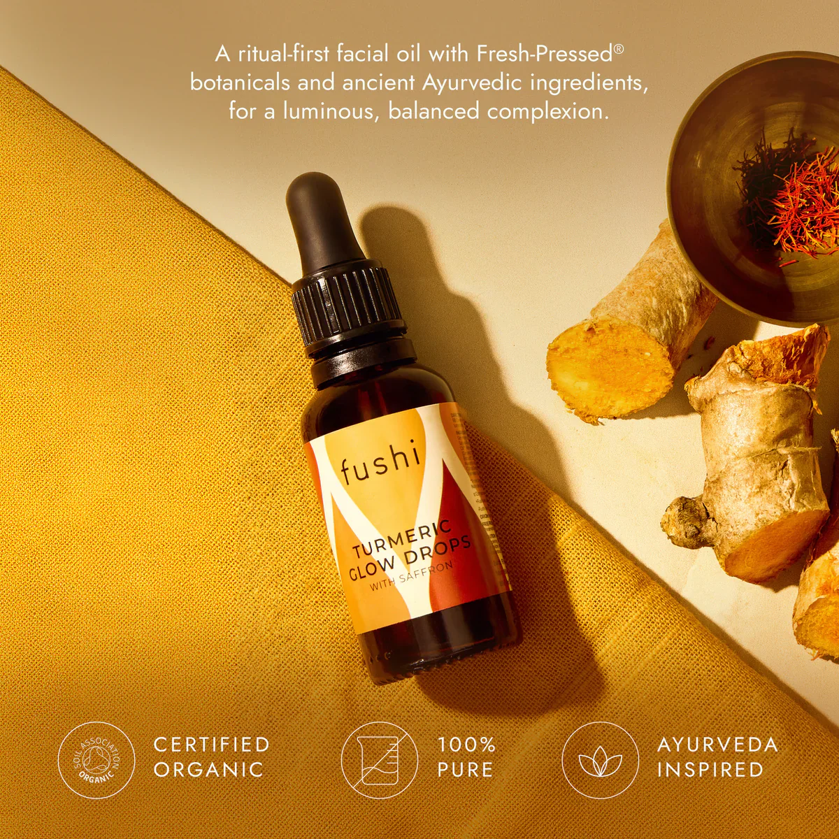 Fushi Turmeric Glow Drops with Saffron - Image 2