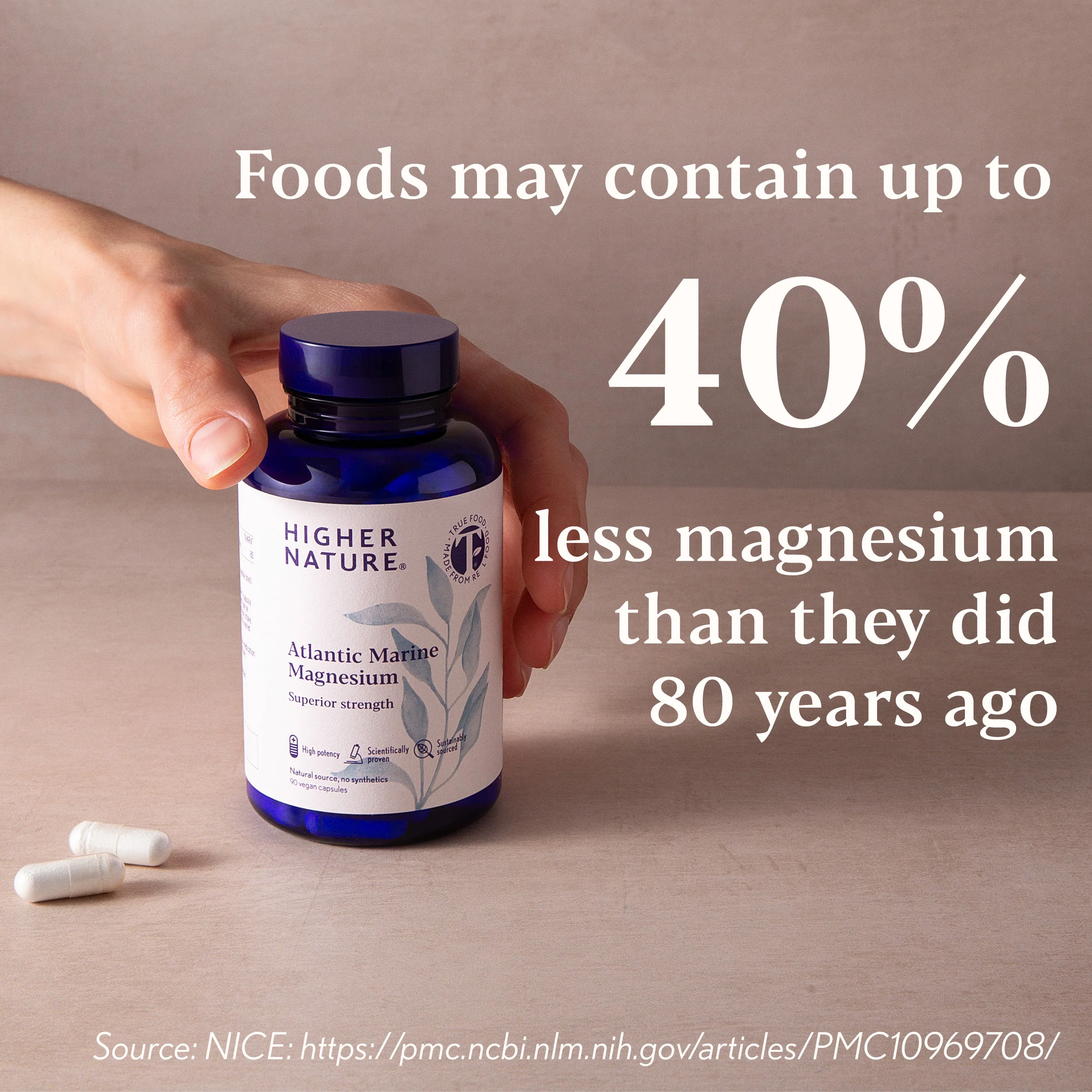 Higher Nature True Food® Atlantic Marine Magnesium - Image 4