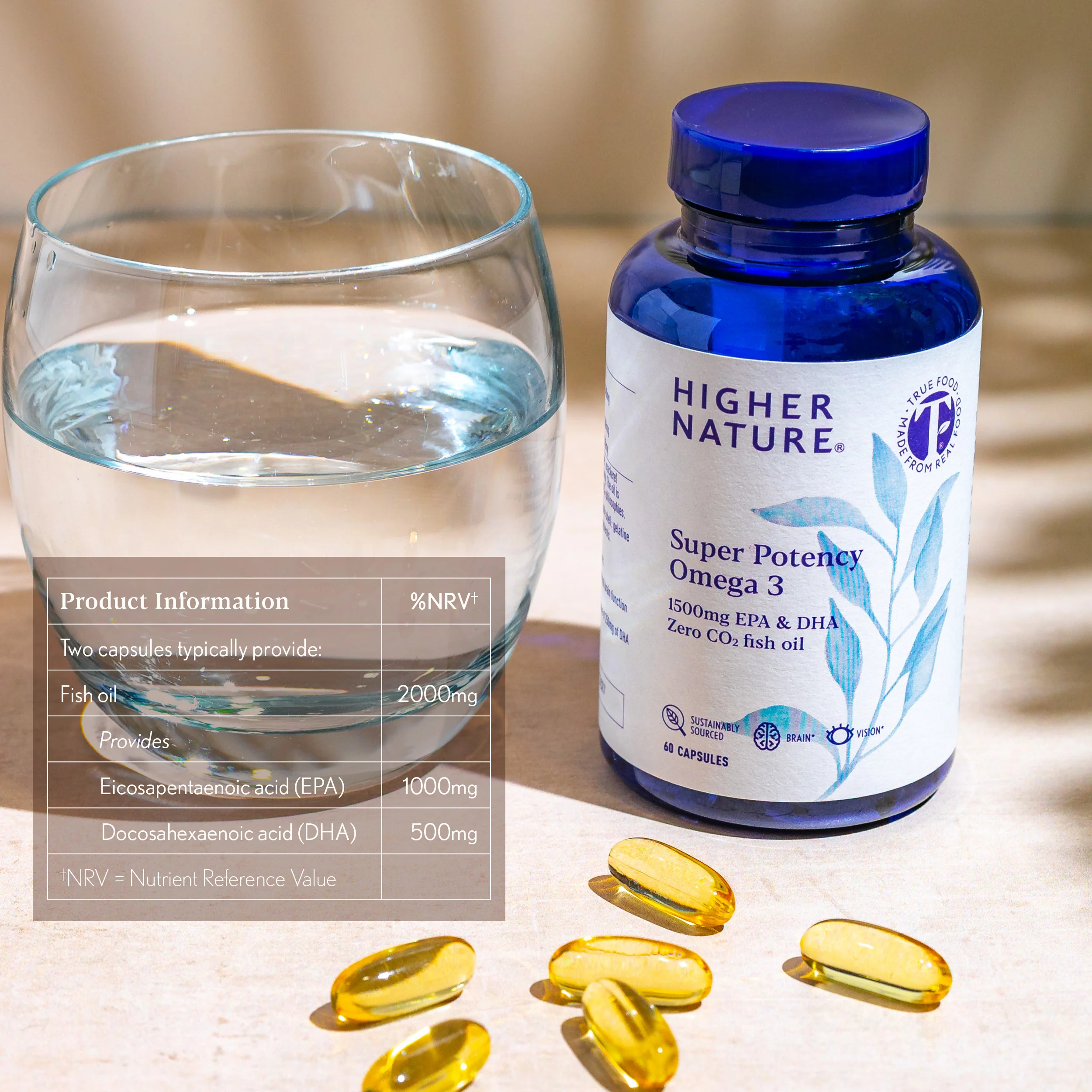 Higher Nature Super Potency Omega 3 - Image 2
