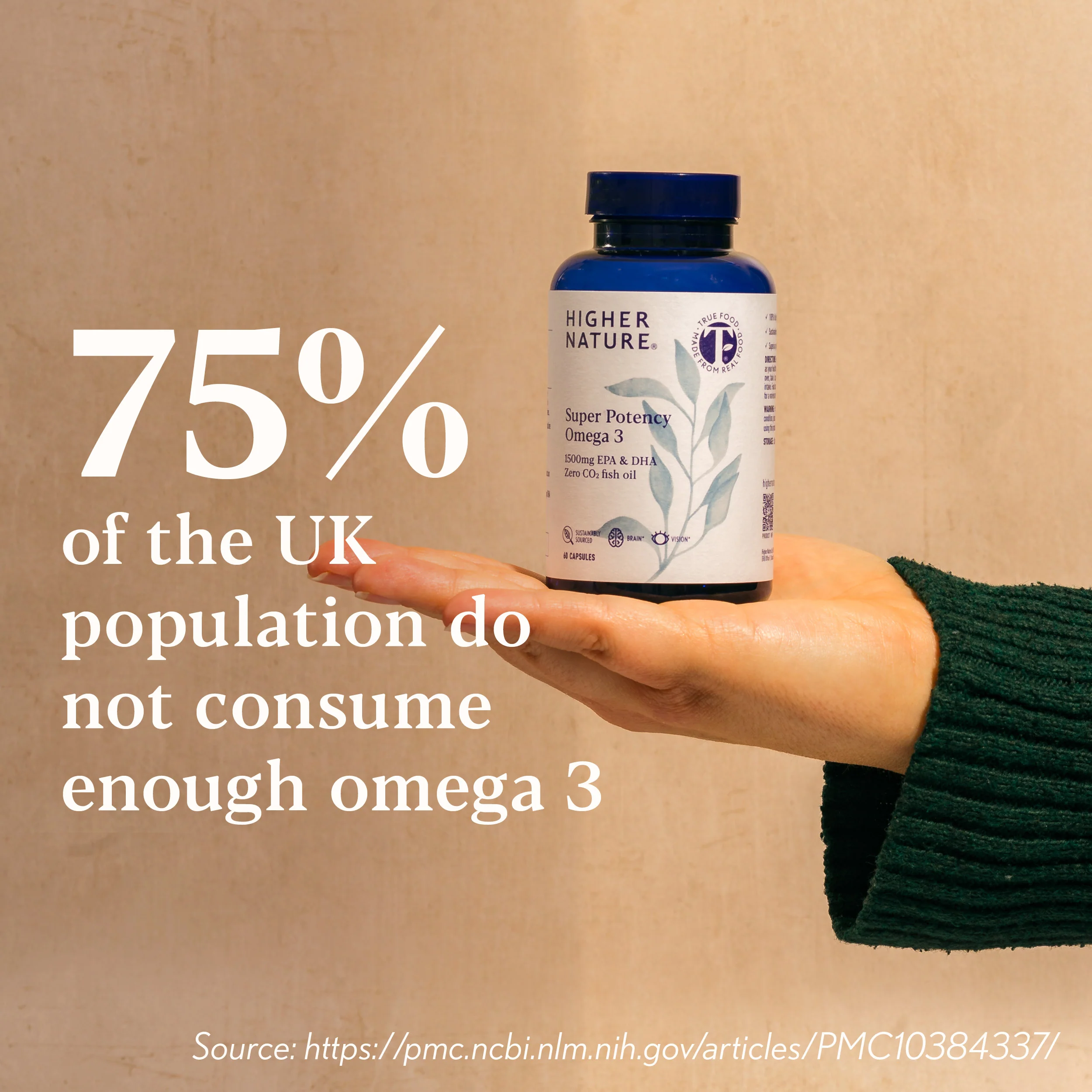 Higher Nature Super Potency Omega 3 - Image 3