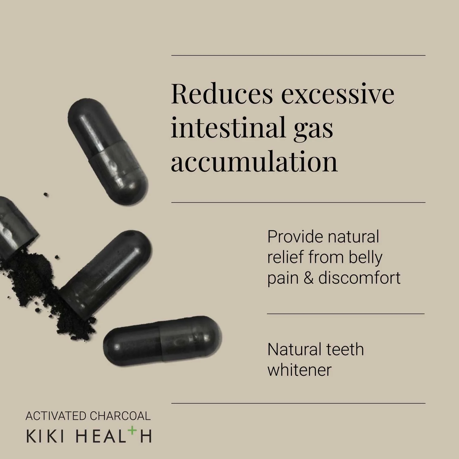 KIKI Health Activated Charcoal Capsules - Image 6