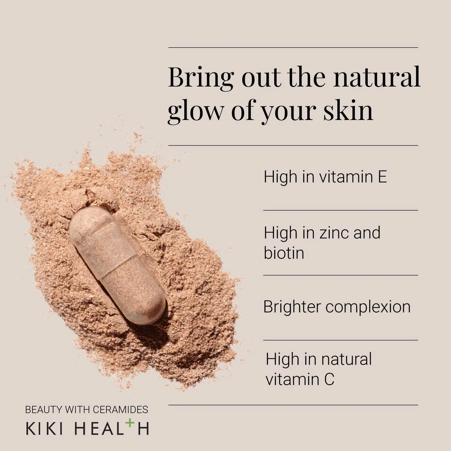 KIKI Health Beauty with Ceramides Vegicaps - Image 6