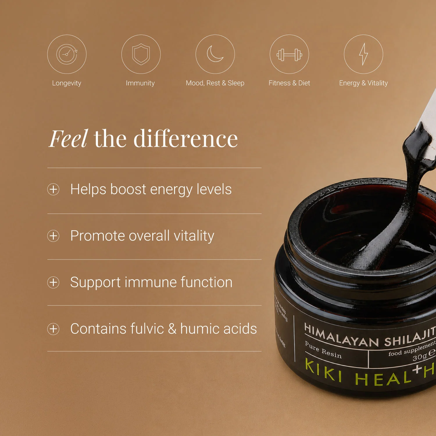 KIKI Health Himalayan Shilajit Resin - Image 2