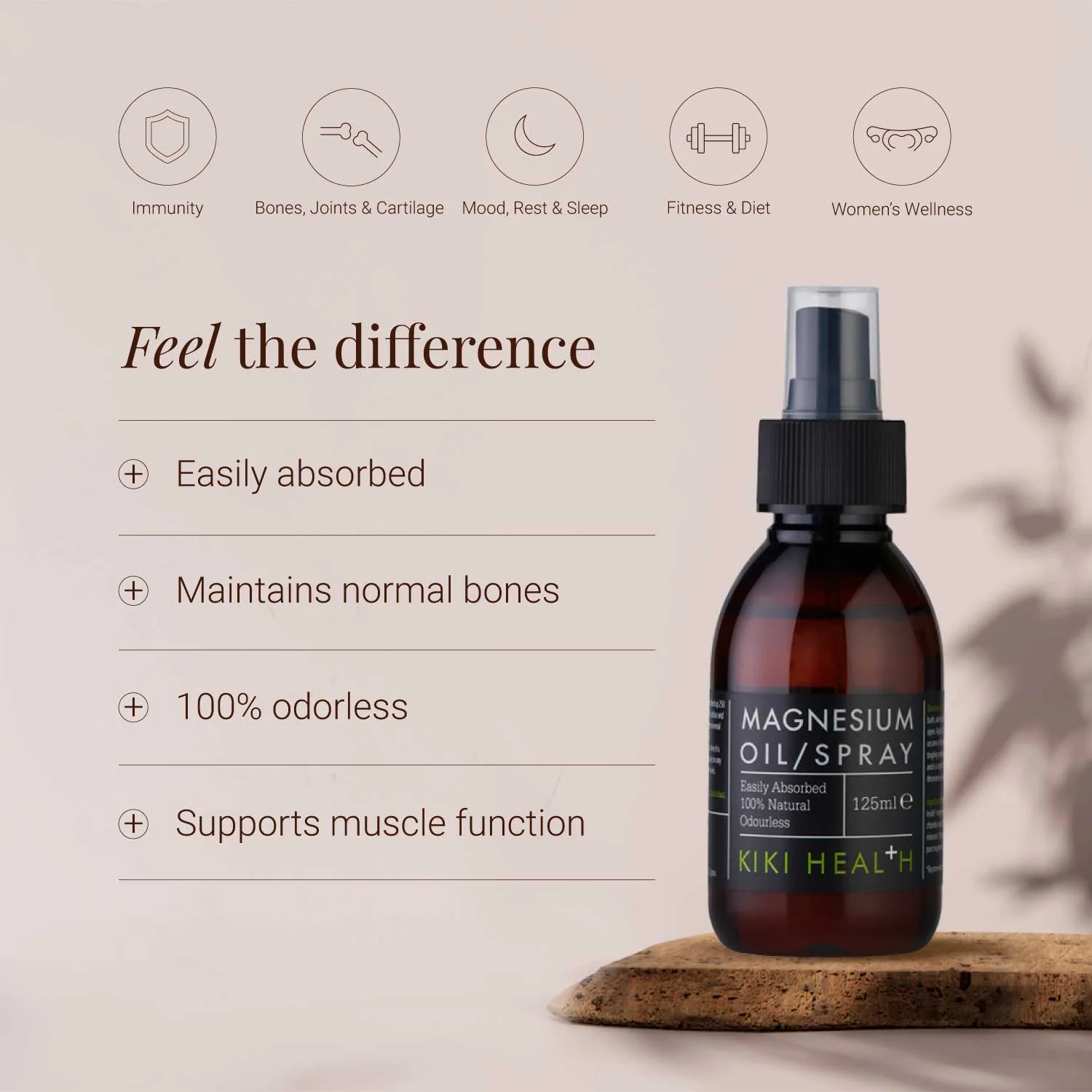 KIKI Health Magnesium Oil Spray - Image 2