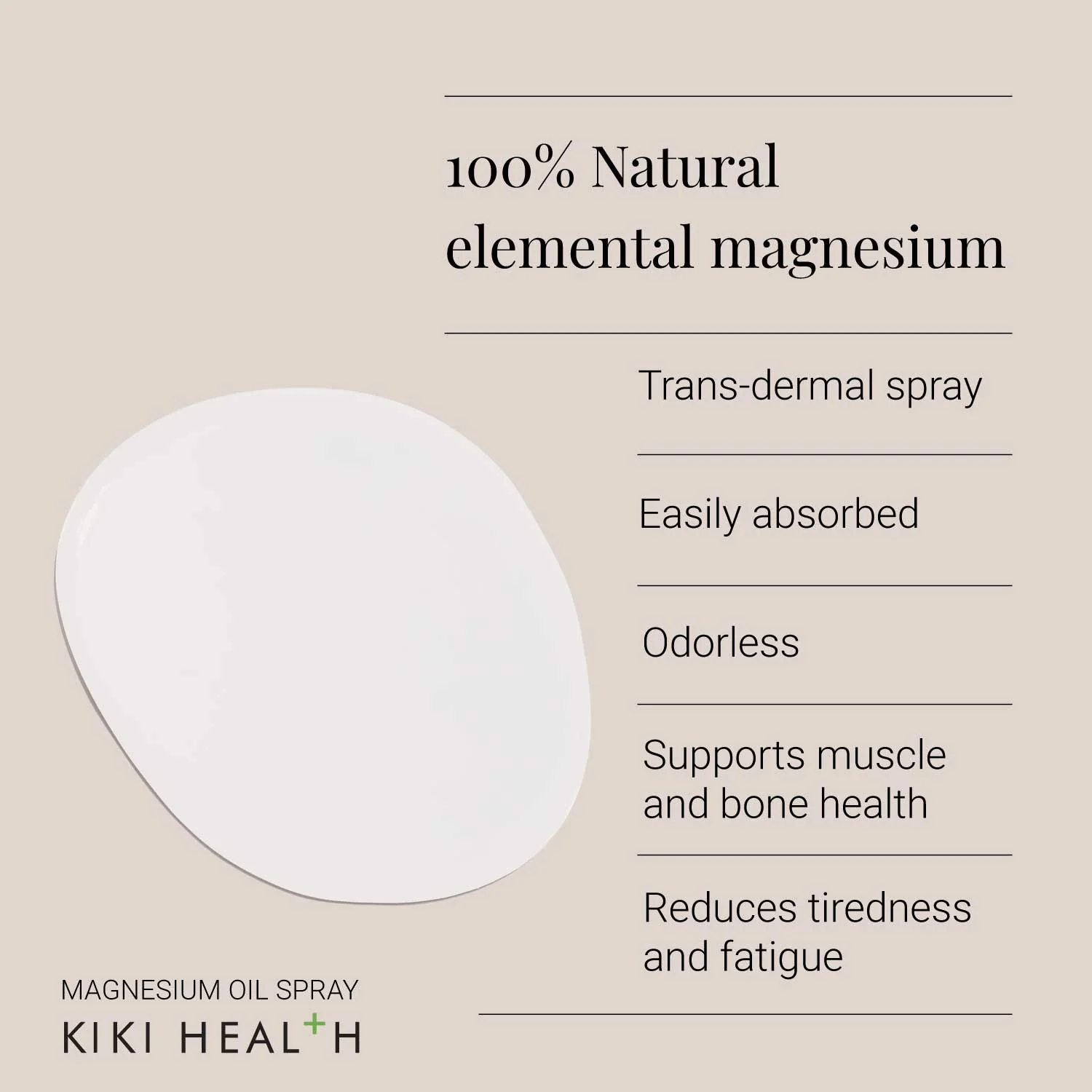 KIKI Health Magnesium Oil Spray - Image 6