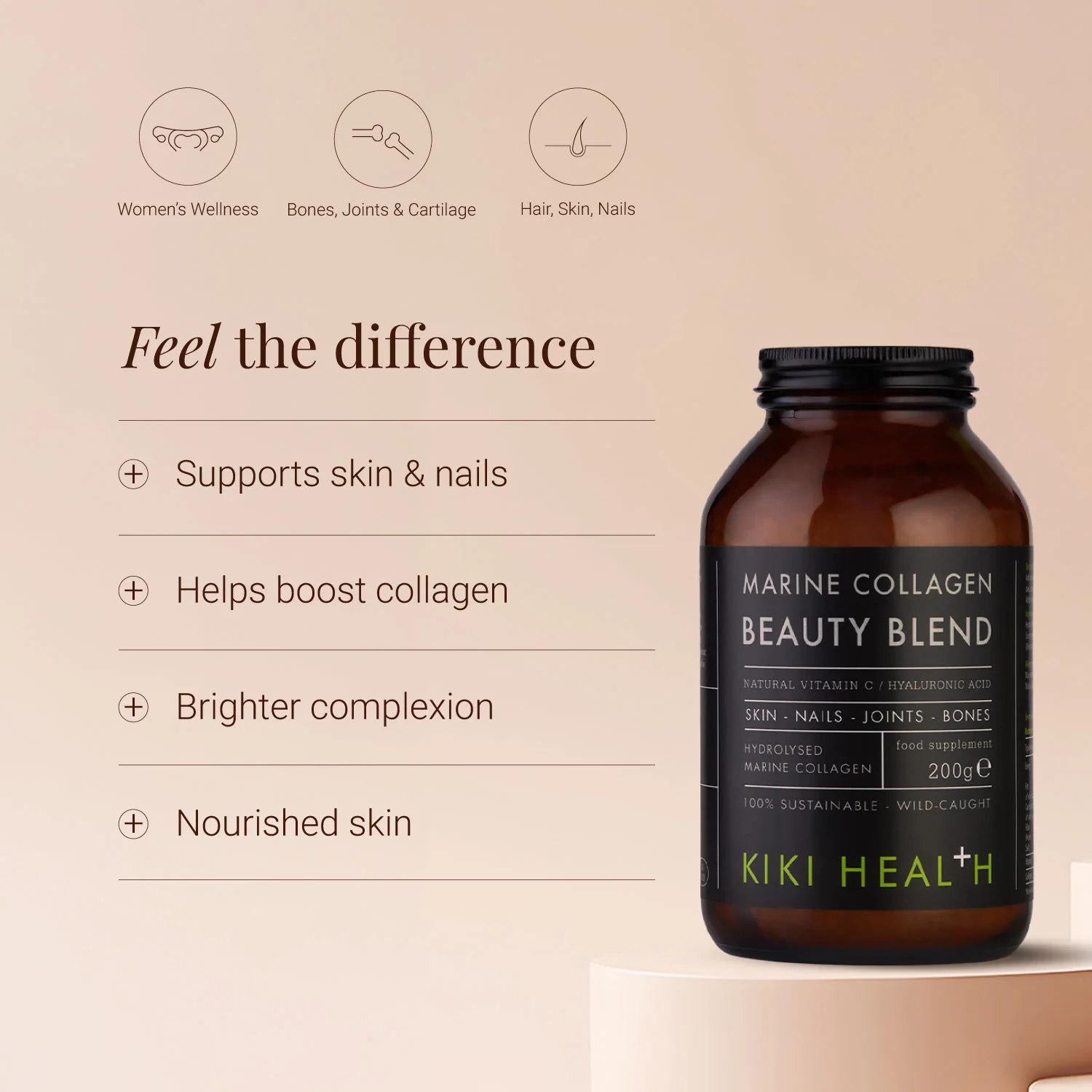 KIKI Health Marine Collagen Beauty Blend Powder - Image 2