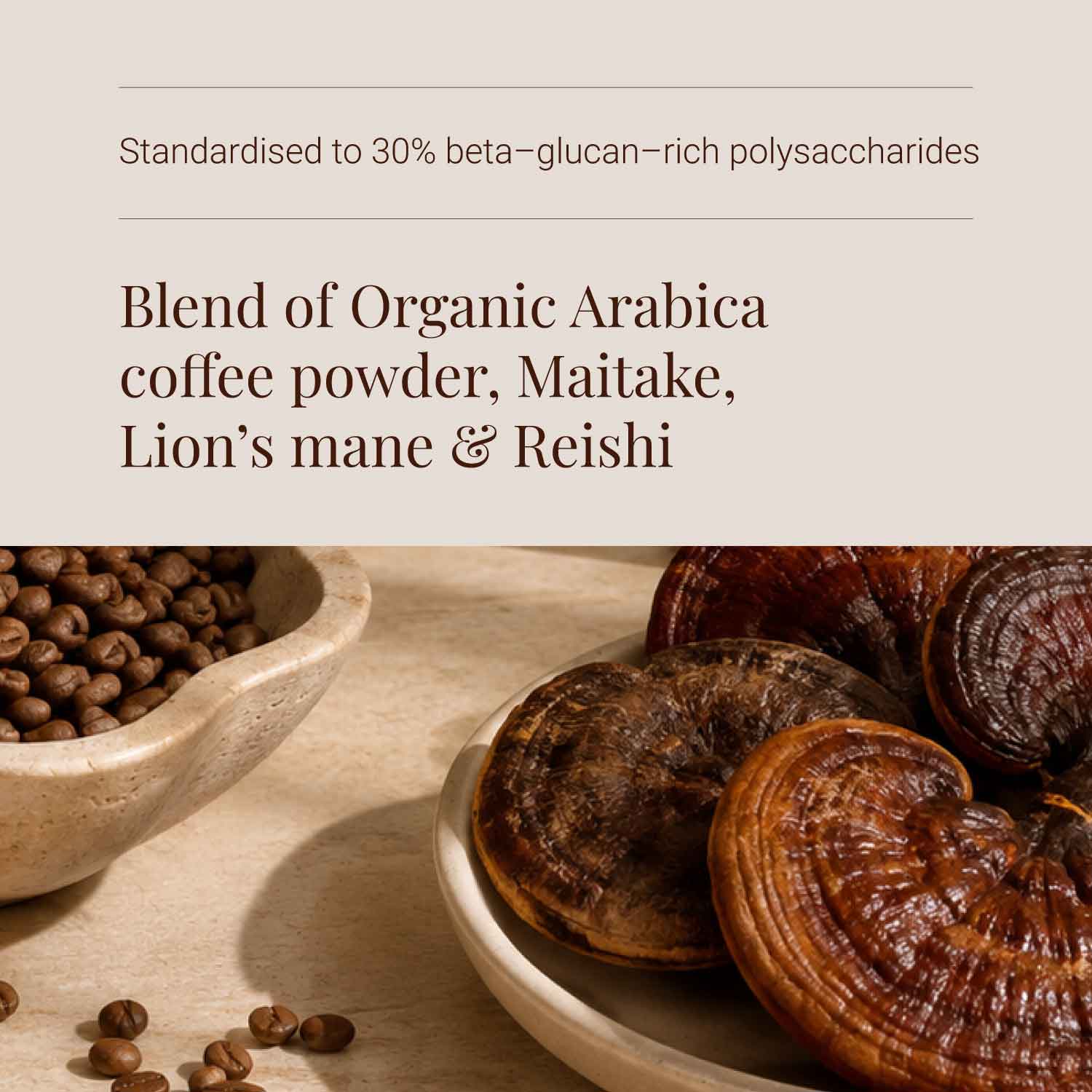 KIKI Health Organic Decaffeinated Mushroom Coffee - Image 4