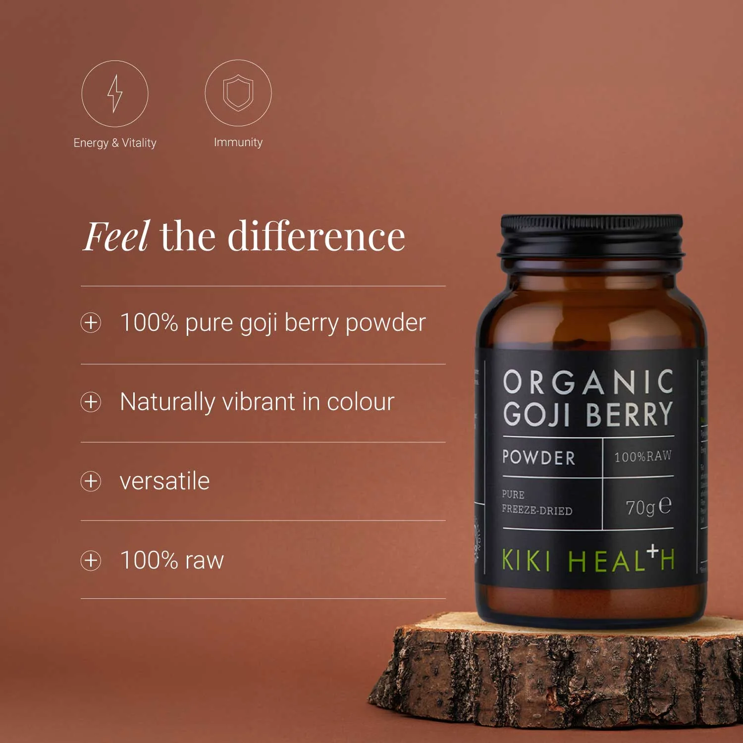 KIKI Health Organic Goji Berry Powder - Image 2