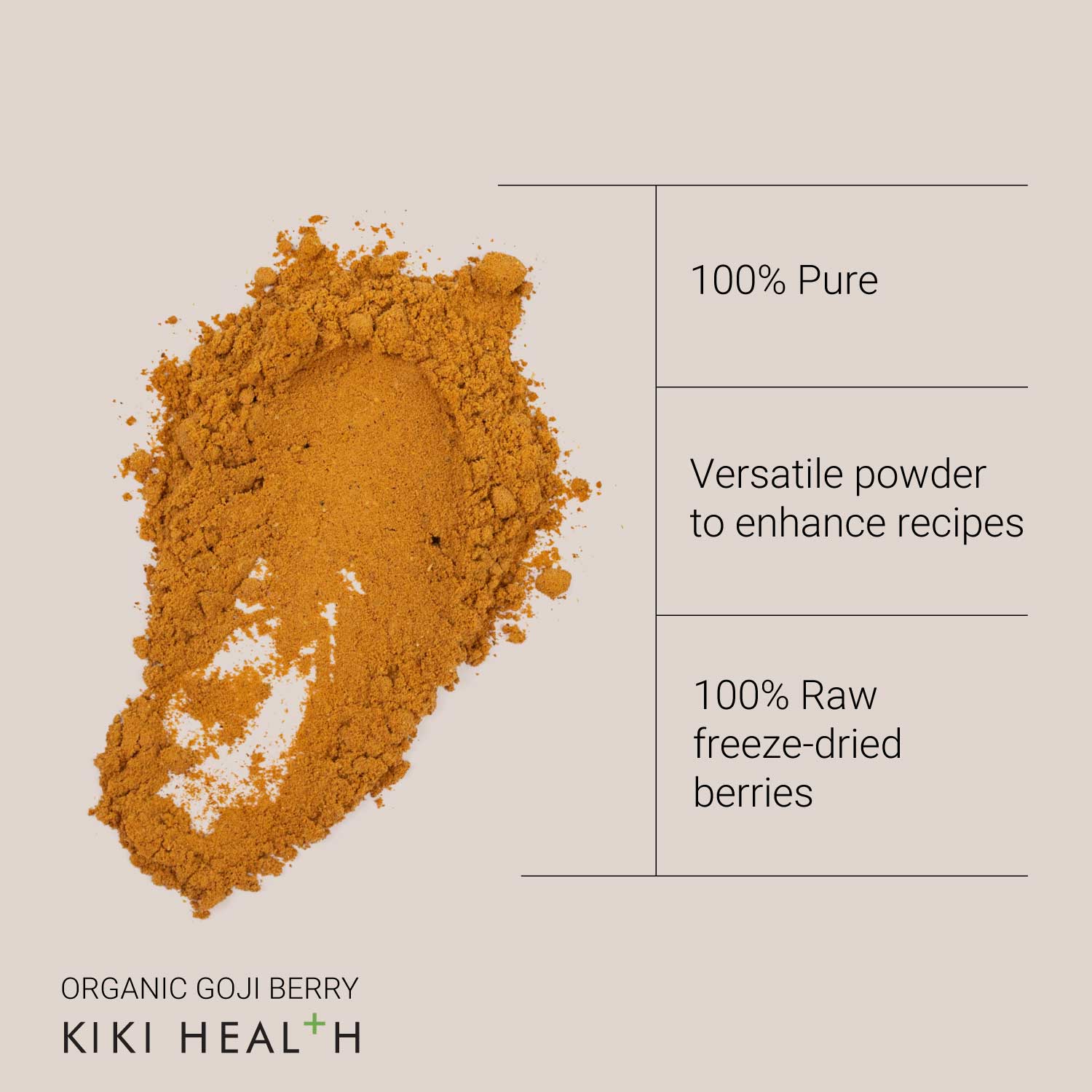 KIKI Health Organic Goji Berry Powder - Image 6