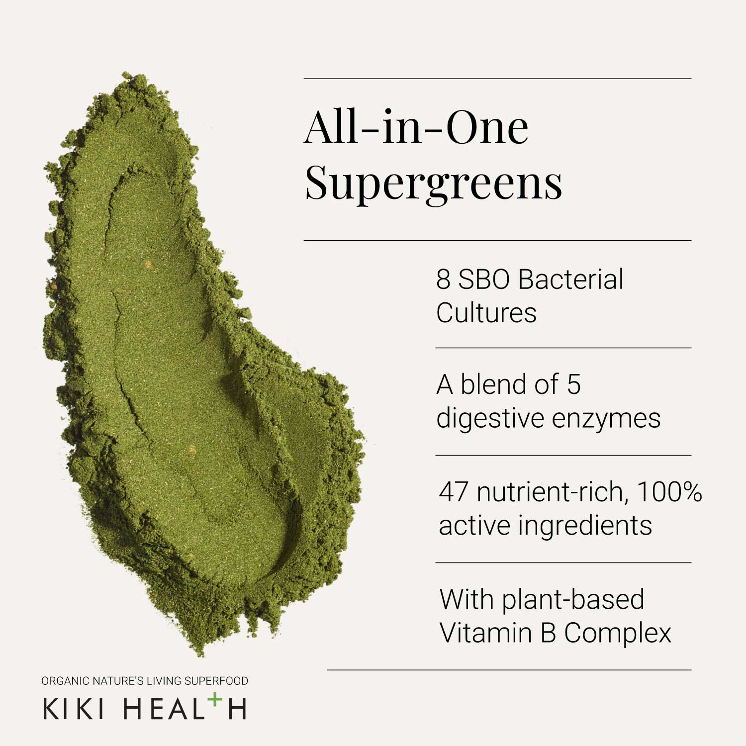 KIKI Health Organic Nature's Living Superfood Powder - Image 8
