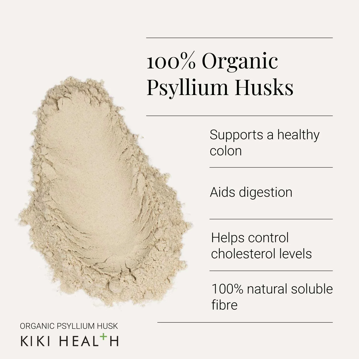 KIKI Health Organic Psyllium Husk Powder - Image 6