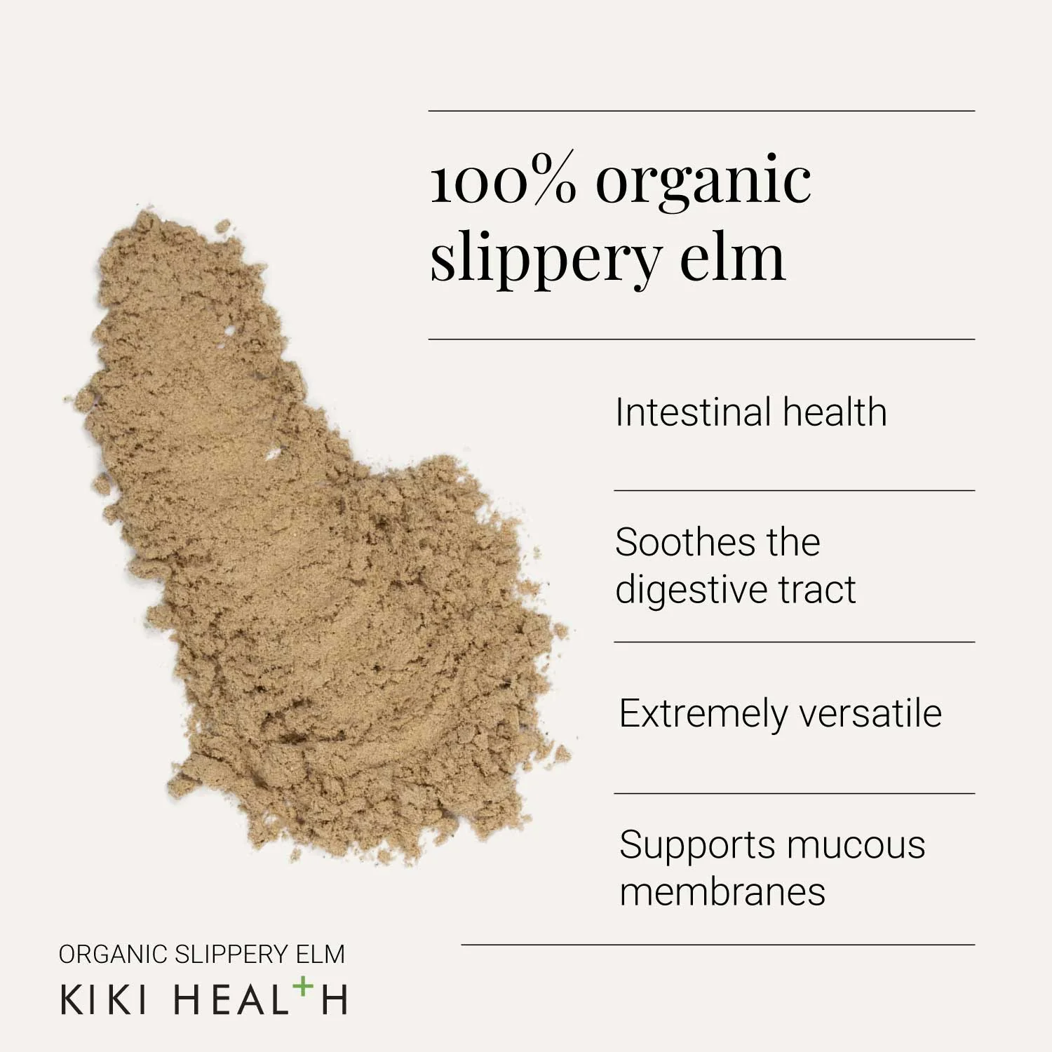 KIKI Health Organic Slippery Elm Powder - Image 6
