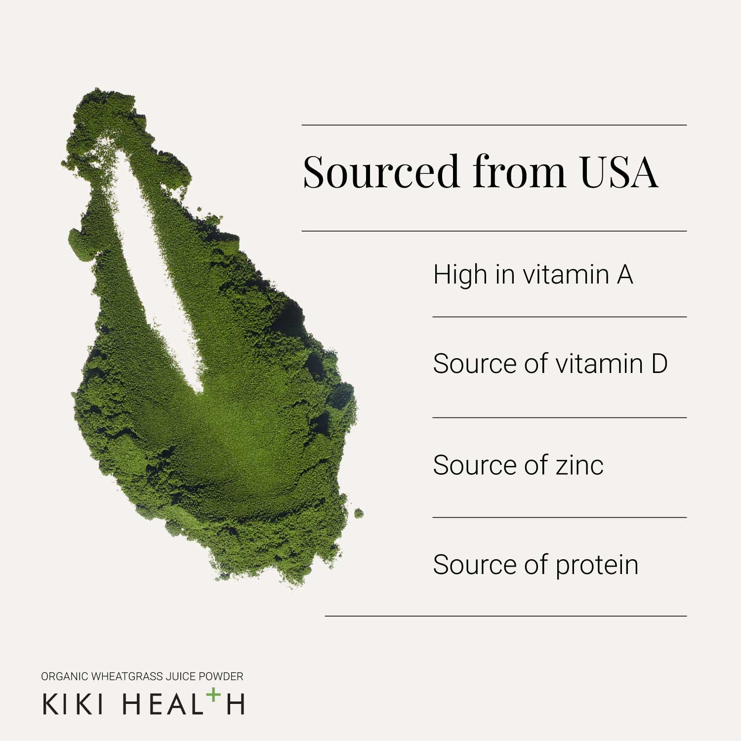 KIKI Health Organic Wheatgrass Juice Powder - Image 6