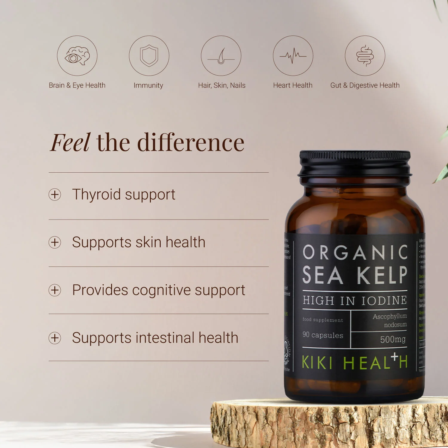 KIKI Health Organic Sea Kelp Vegicaps - Image 2