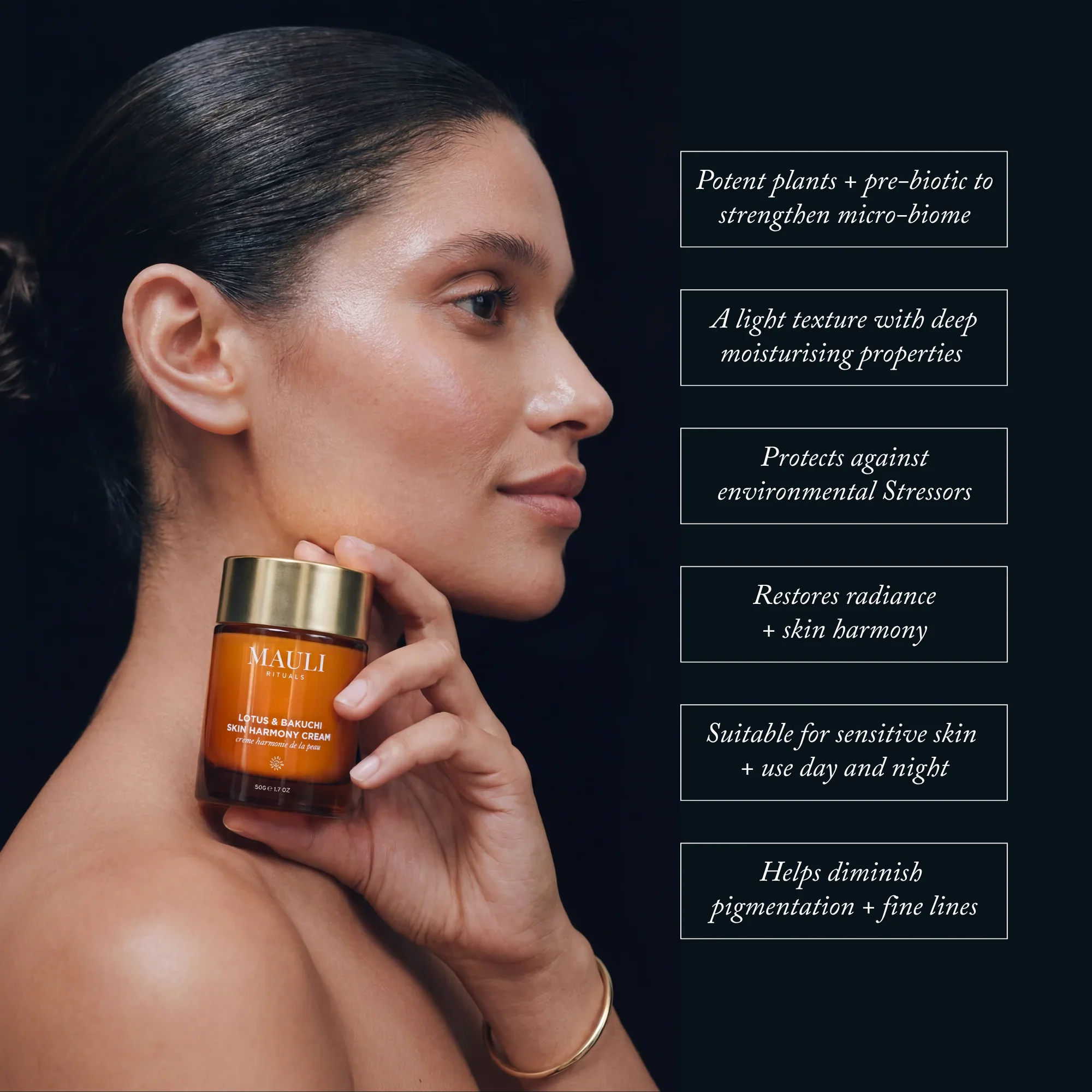 Mauli Rituals Lotus & Bakuchi Skin Harmony Cream - Image 3