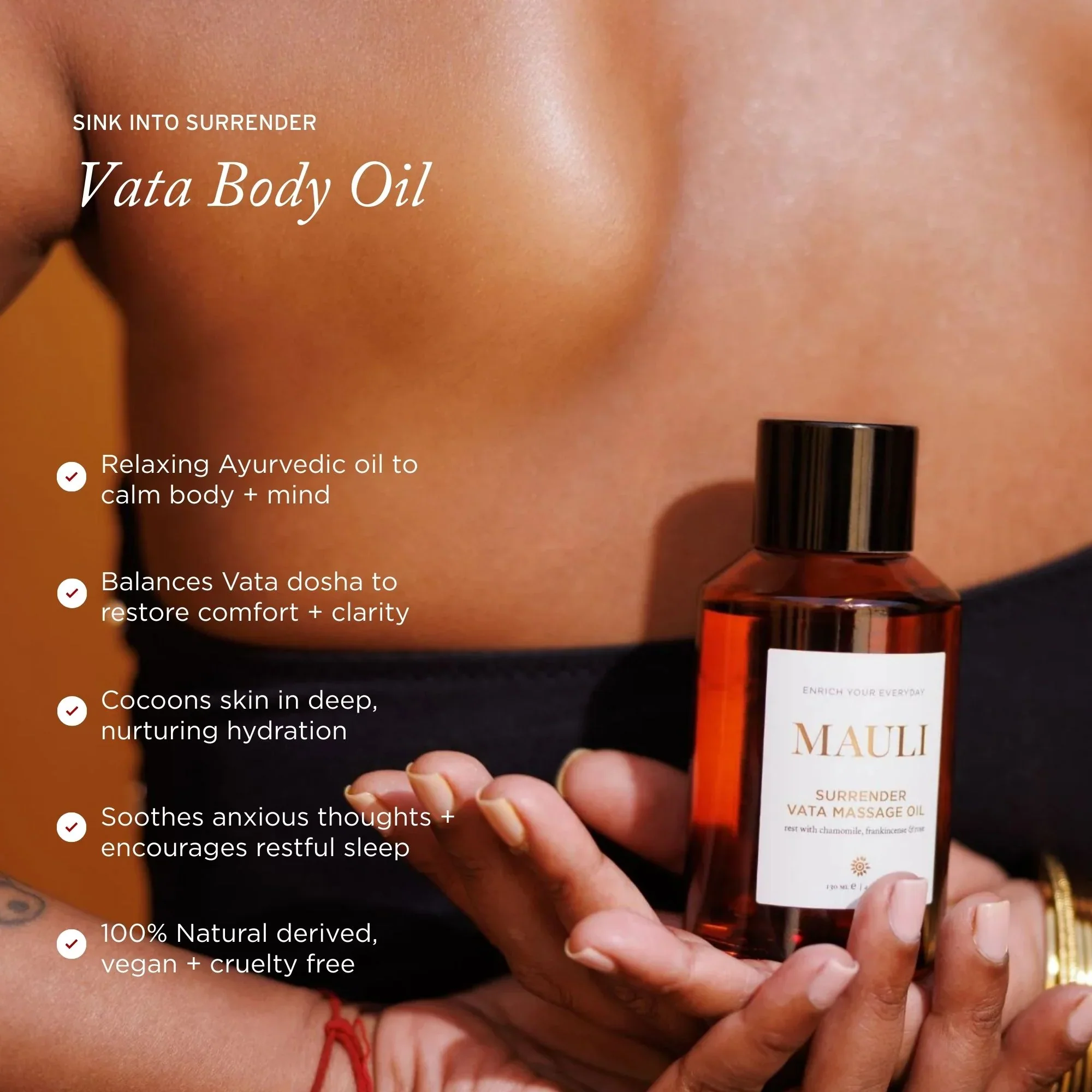 Mauli Rituals Surrender Vata Body Oil - Image 2