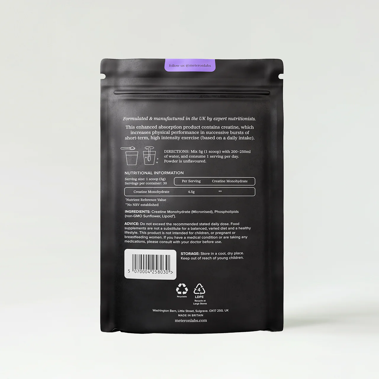 Meteron Labs Liposomal Creatine Monohydrate - Image 3