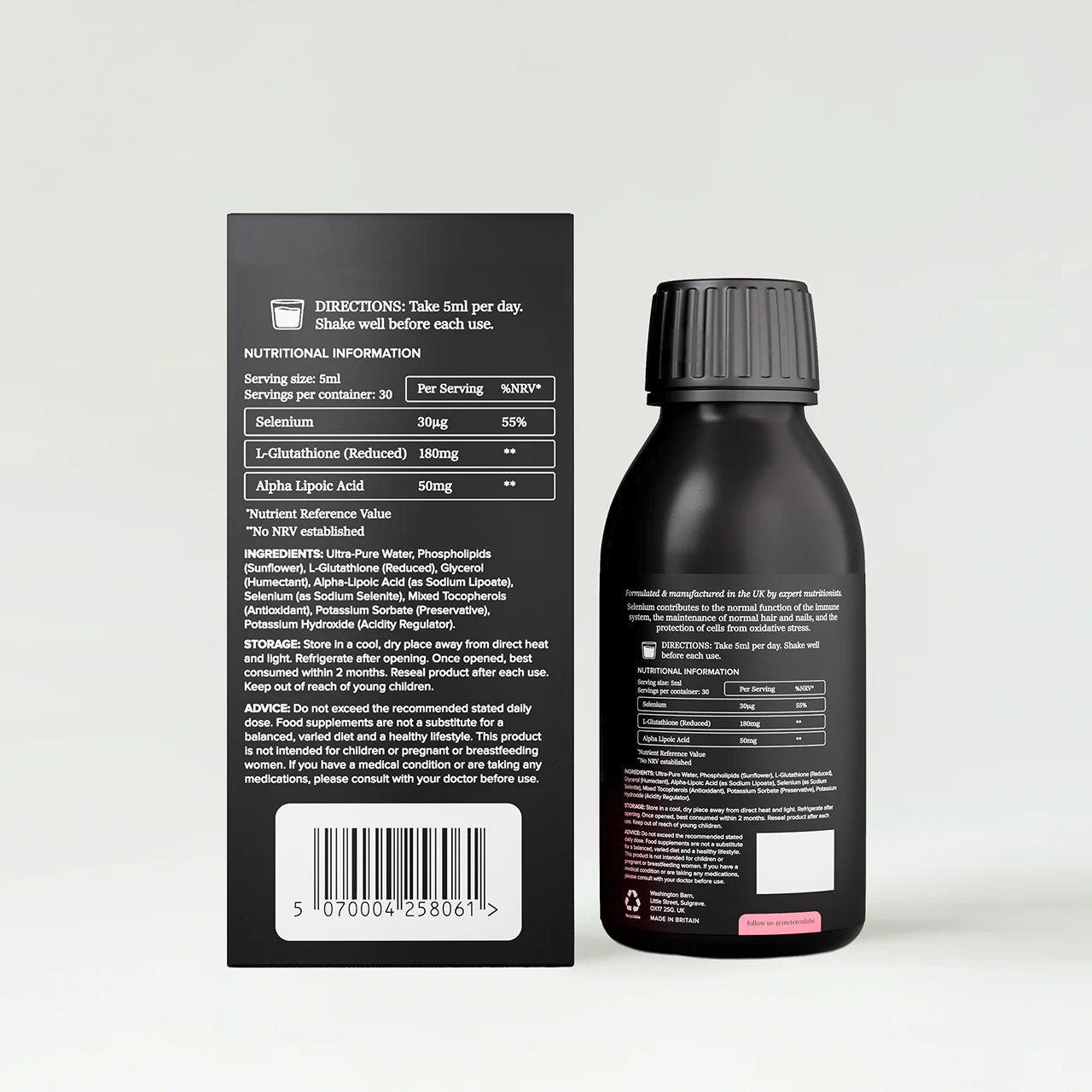 Meteron Labs Liposomal Glutathione, Alpha Lipoic Acid & Selenium - Image 3