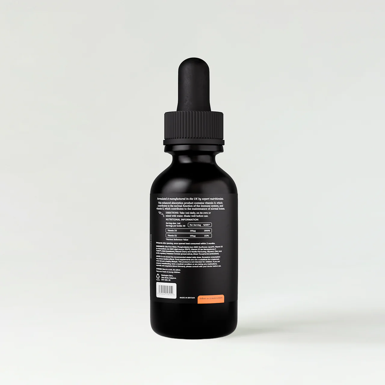 Meteron Labs Liposomal Vitamin D3/K2 - Image 3