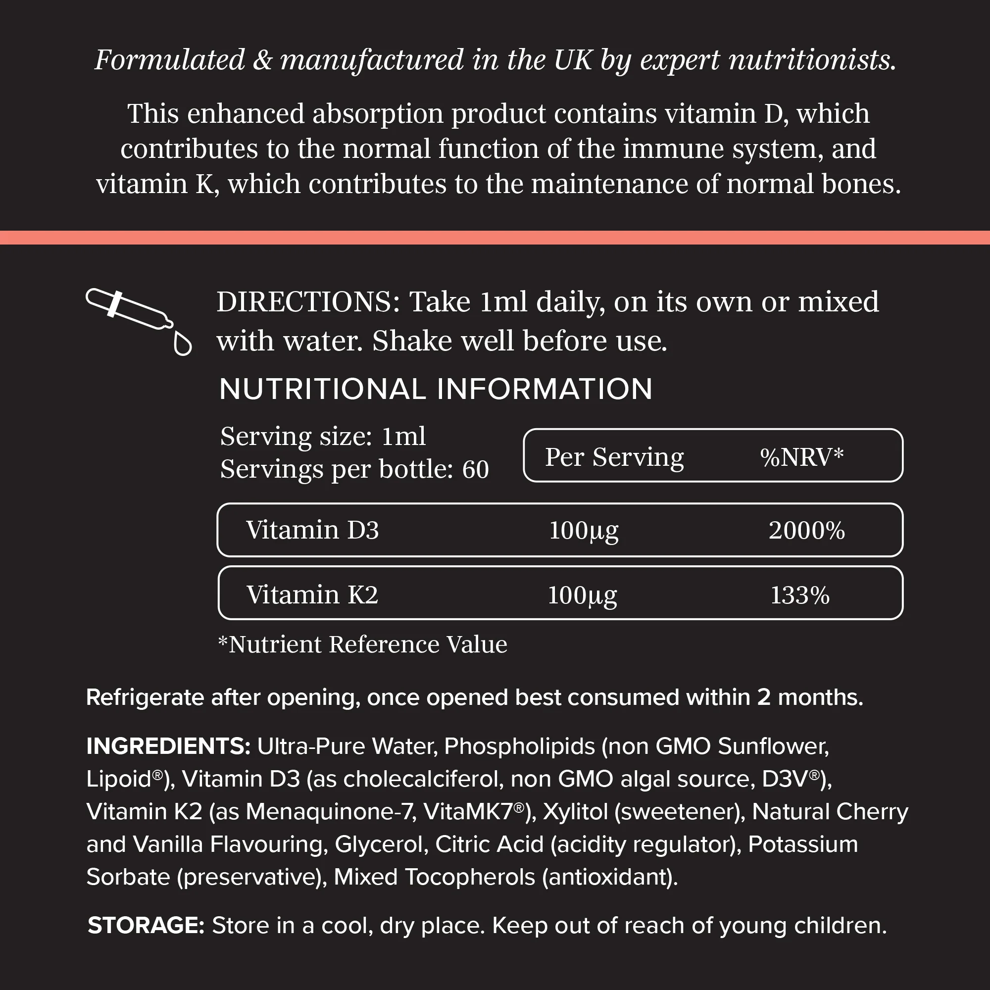 Meteron Labs Liposomal Vitamin D3/K2 - Image 6