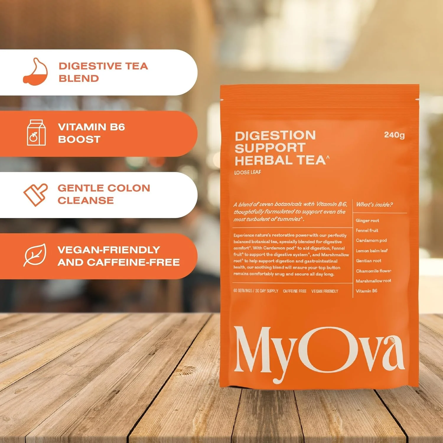 MyOva Digestion Support Botanical Tea - Image 3
