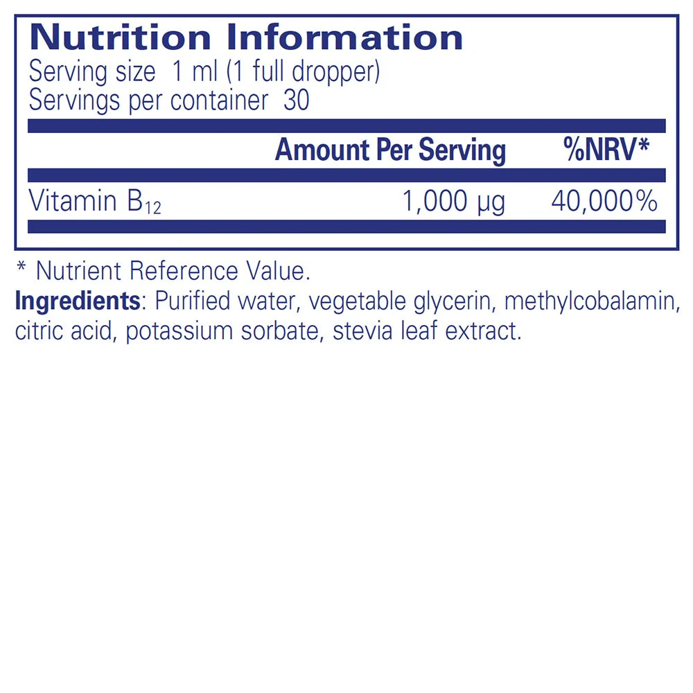 Pure Encapsulations B12 Liquid - Image 2