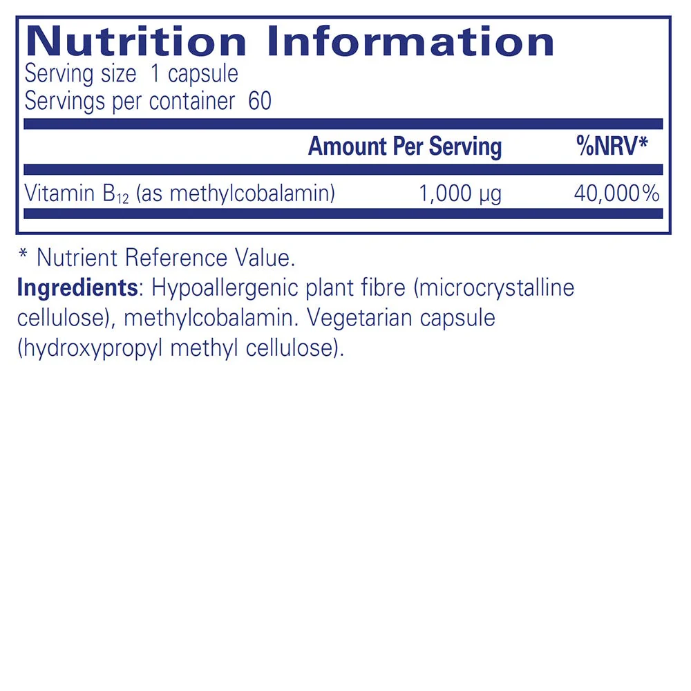 Pure Encapsulations B12 Methylcobalamin - Image 2