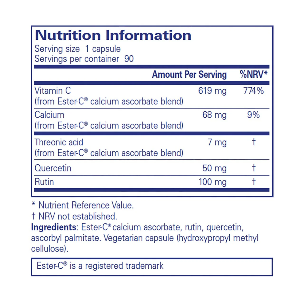 Pure Encapsulations Ester-C® & Flavonoids - Image 2