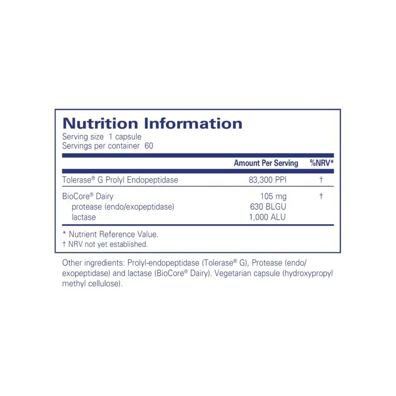 Pure Encapsulations Gluten Dairy Enzymes - Image 2