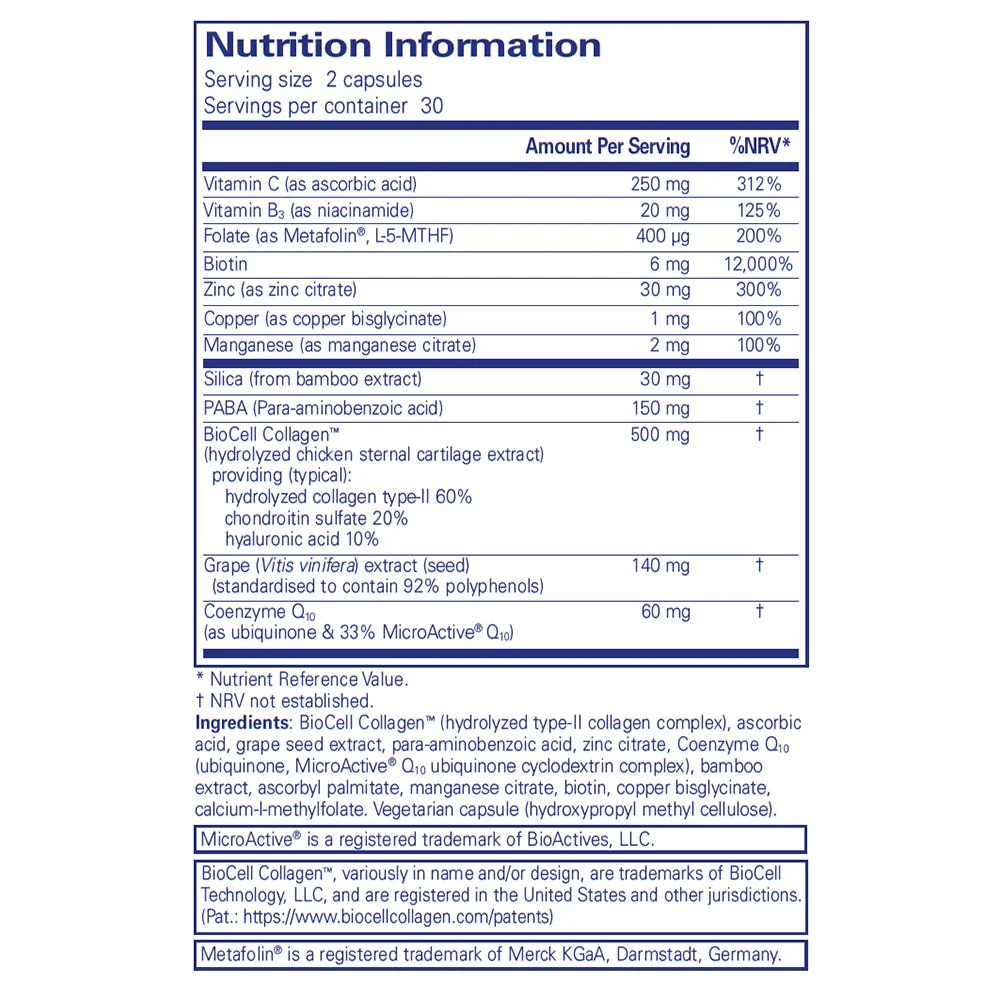 Pure Encapsulations Hair Skin Nails Ultra - Image 2