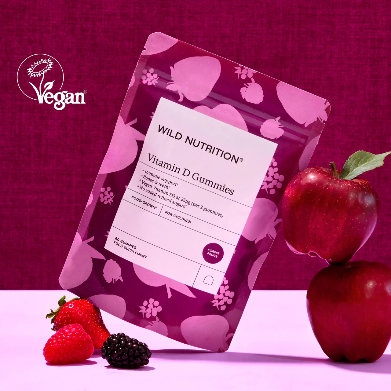 Wild Nutrition Children's Vitamin D Gummies - Image 2