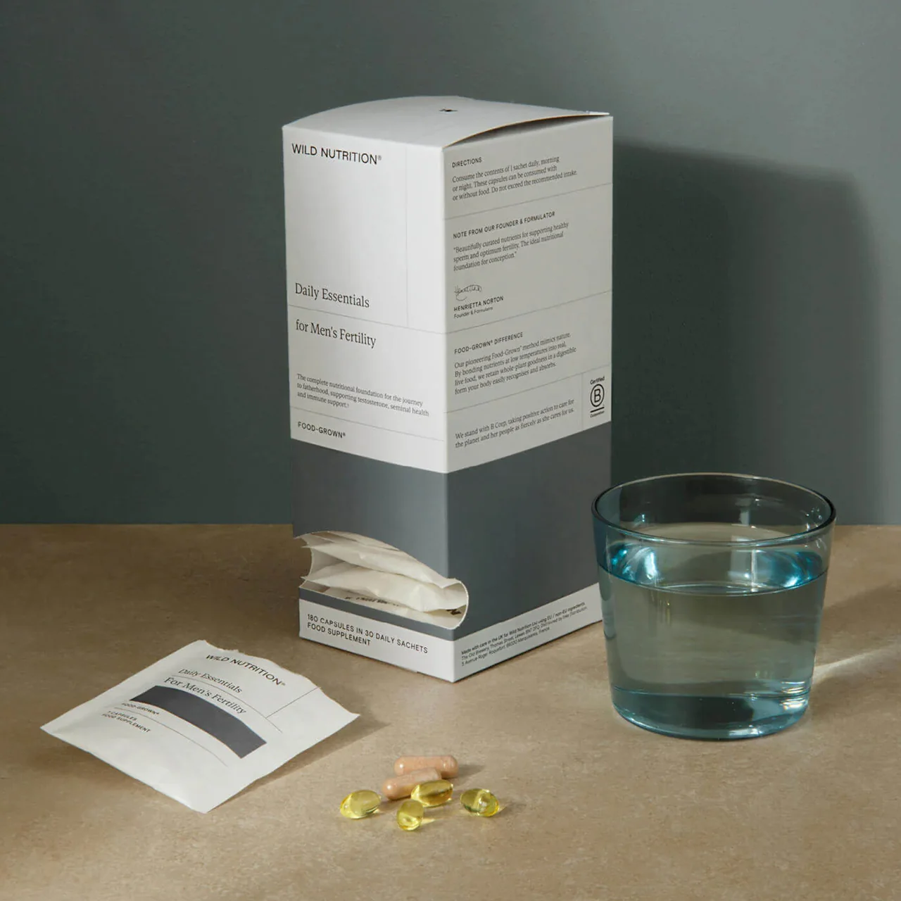 Wild Nutrition Daily Essentials for Men's Fertility