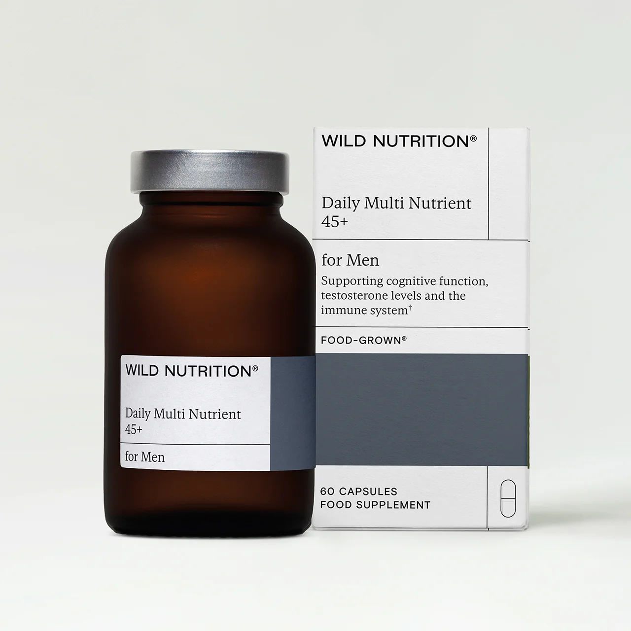 Wild Nutrition Food-Grown® Daily Multi Nutrient 45+ for Men