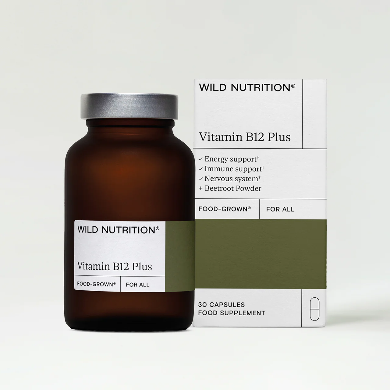 Wild Nutrition Food-Grown® Vitamin B12 Plus
